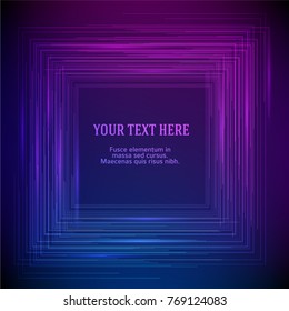 Templates for multipurpose presentation. Easy editable vector EPS10 layout. Design brochure advertising, blurred effect on purple blue background event party flyer, business card, web site element