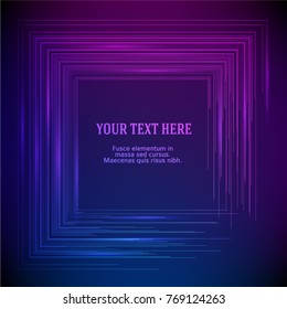 Templates for multipurpose presentation. Easy editable vector EPS10 layout. Design brochure advertising, blurred effect on purple blue background event party flyer, business card, web site element