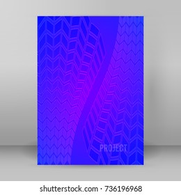 Templates for multipurpose presentation. Editable vector Design EPS 10 layout for brochure advertising with blurred effect on purple blue background event party flyer, business card, web site element