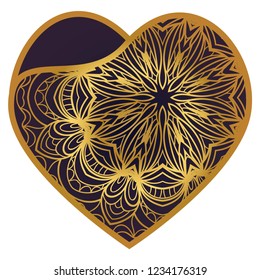 Templates Of Openwork Decorative Hearts For Laser Or Plotter Cutting. Vector Illustration. Wedding Invitation