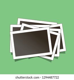 Templates for photo, frame vector 