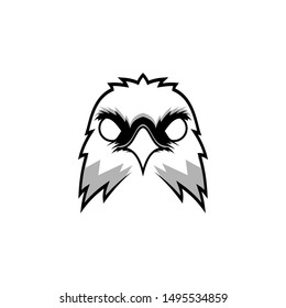 templates of pigeon logo isolated on white