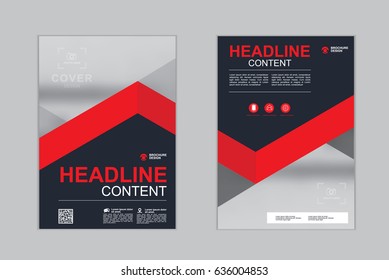 Templates presentation for annual report, flyer, leaflet, brochure, corporate report, advertising. vector design.
