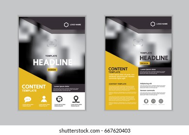 Presentación de plantillas para el informe anual, volante, folleto, folleto, informe corporativo, publicidad. diseño vectorial.
