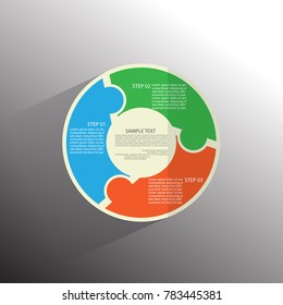 Templates for presentation, business concept with  steps or processes