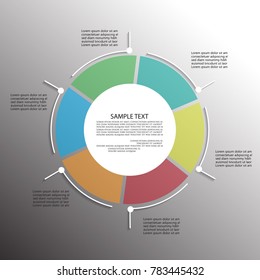 Templates for presentation, business concept with  steps or processes