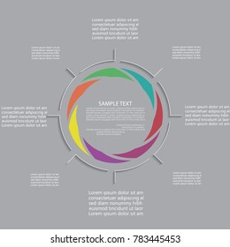 Templates for presentation, business concept with  steps or processes