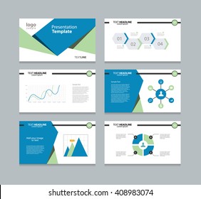 Templates for presentation and info graph and charts element design