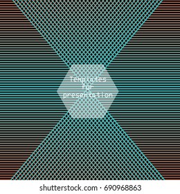 templates for presentation. Minimal covers design. Geometric halftone gradients. eps10 vector.