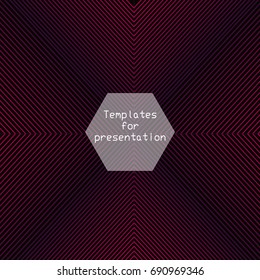 templates for presentation. Minimal covers design. Geometric halftone gradients. eps10 vector.