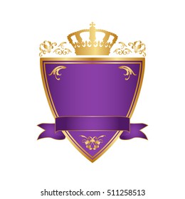 Templates. Royal vintage label. set