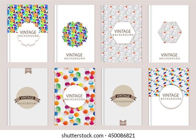 Templates. Set of Flyer, Brochure Design Templates.