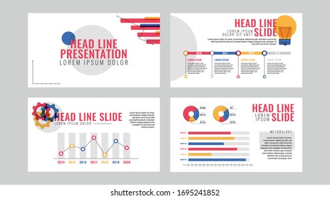 Templates set with geometric flat design, multiply mode, infographics elements. Design for posters, flyers, presentations and banners.