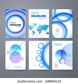 Templates. Set of Web, Mail, Brochure Design Templates. Mobile Technologies, Applications and Infographic Concept. Modern flat design icons for mobile or smartphone on a light background. 