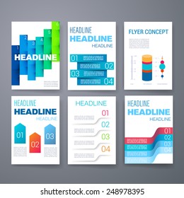 Templates. Set of Web, Mail, Brochure Design Templates. Mobile Technologies, Applications and Infographic Concept. Modern flat design icons for mobile or smartphone on a light background. 