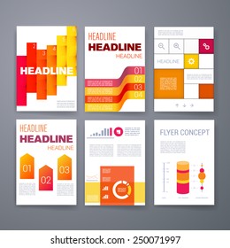 Templates. Set of Web, Mail, Brochure Design Templates. Mobile Technologies, Applications and Infographic Concept. Modern flat design icons for mobile or smartphone