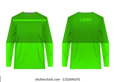 Templates of sportswear designs for sublimation printing. Uniforms for competitions, team games, corporate style, advertising campaigns. Jersey for motocross, mountain biking.