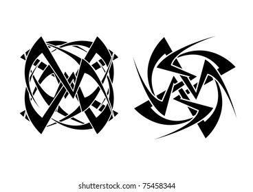 Templates for tattoos and ornaments