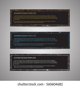 templates for text with abstract triangle background, eps_10