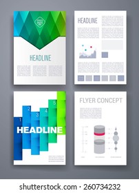 Templates. Vector flyer, brochure, magazine cover template can use for print and marketing. Applications and Infographic Concept. Modern flat design icons for mobile or smartphone. 