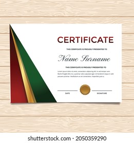 templates very nice certificate and with luxury and modern pattern, diploma, vector illustration
