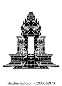Temple art vector gedong songo