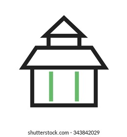 Temple, china, buddhist icon vector image.Can also be used for building and landmarks . Suitable for mobile apps, web apps and print media.