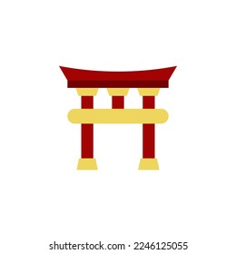 temple chinese vector for website symbol icon presentation