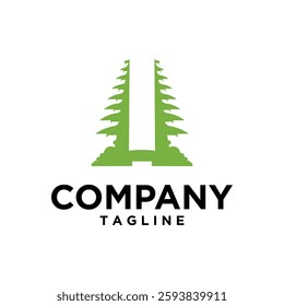 Temple Combination Logo Icon Vector