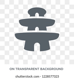 Temple of heaven icon. Trendy flat vector Temple of heaven icon on transparent background from Architecture and Travel collection. 