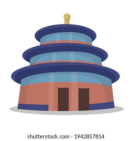 Temple of heaven vector illustration 