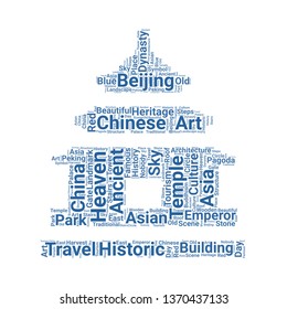 temple of heaven word cloud. tag cloud about temple of heaven