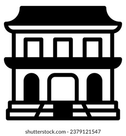 Temple Icon Illustration for web, app, infographic, etc