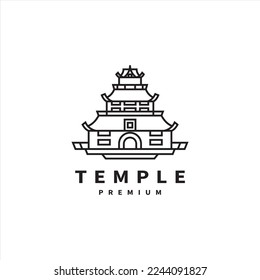 temple icon logo design inspiration