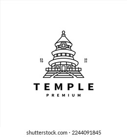 temple icon logo design inspiration 3