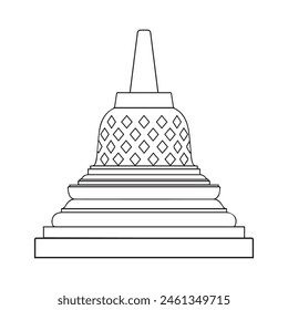 temple icon vector illustration simple design