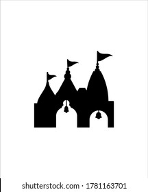icono del templo,mejor icono plano del vector.