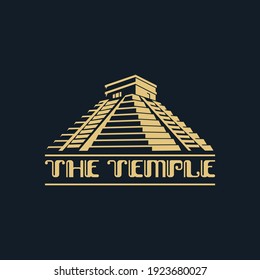 Resumen del logo de la ilustración del templo 