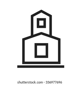 Temple, indian, buddhist icon vector image.Can also be used for building and landmarks . Suitable for mobile apps, web apps and print media.