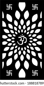 Recorte láser de diseño de Temple Jali