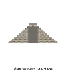 The Temple of Kukulken in the archaeological zone of Chichen Itz