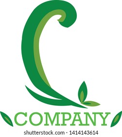 temple logo c is green and leafy