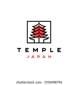 Vorlage für das Design von Logos im Tempel