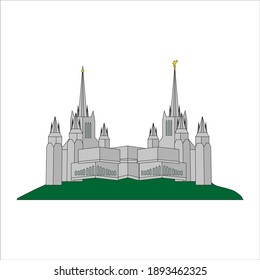 temple of san diego, in california, united states