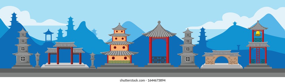 temple set - vector format