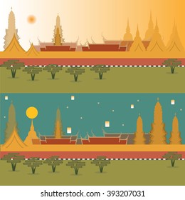 The temple of Thailand have a beautiful it's show a good culture and beautiful architecture. 