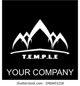 "TEMPLE" vector logo text, for corporate design.