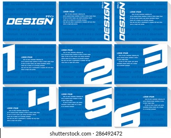 Templete Presentation Design. Vector Illustration