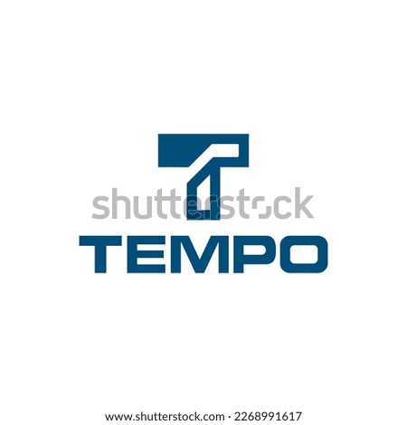 Tempo letter "T" Logo design