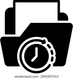 Temporary Files Icon Element For Design
